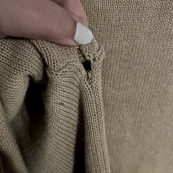 Ellos Pullover Pocket Sweater Tunic, Tan Size 1X 22β24 - Picture 6 of 7